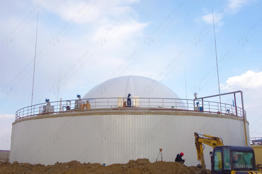 河北张家口养殖场气柜