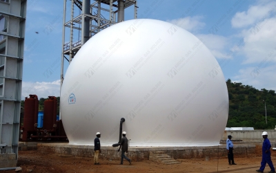 Membrane Gas Holder Project in India