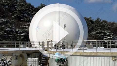 AMOCO Double Membrane Gas Holder Project in Korea