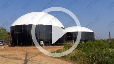 Double Membrane Biogas Holder Project for Cassava Factory in Thailand