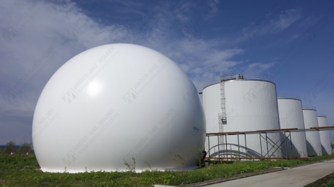 Biogas holder project installation completed in Heilongjiang, China