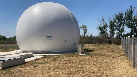 AMOCO biogas holder project installation completed in Bulgaria