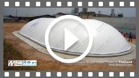 Double Membrane Biogas Holder Project in Thailand